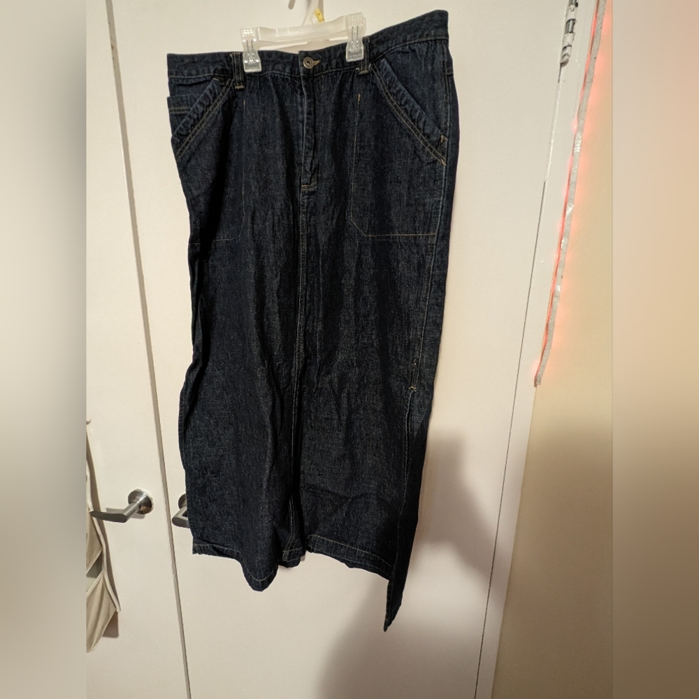 Denim maxi skirt size 16